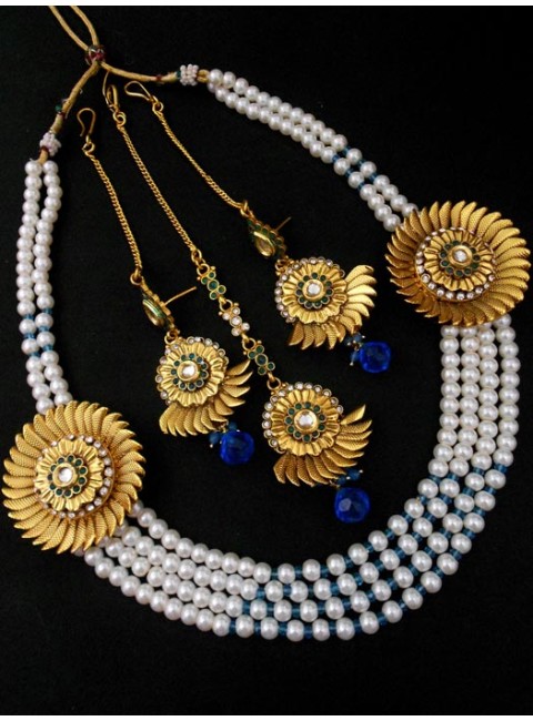 Rajwadi Jewelry Set